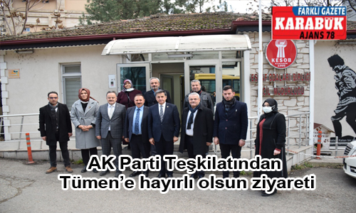 AK Parti Teşkilatından Tümen’e hayırlı olsun ziyareti